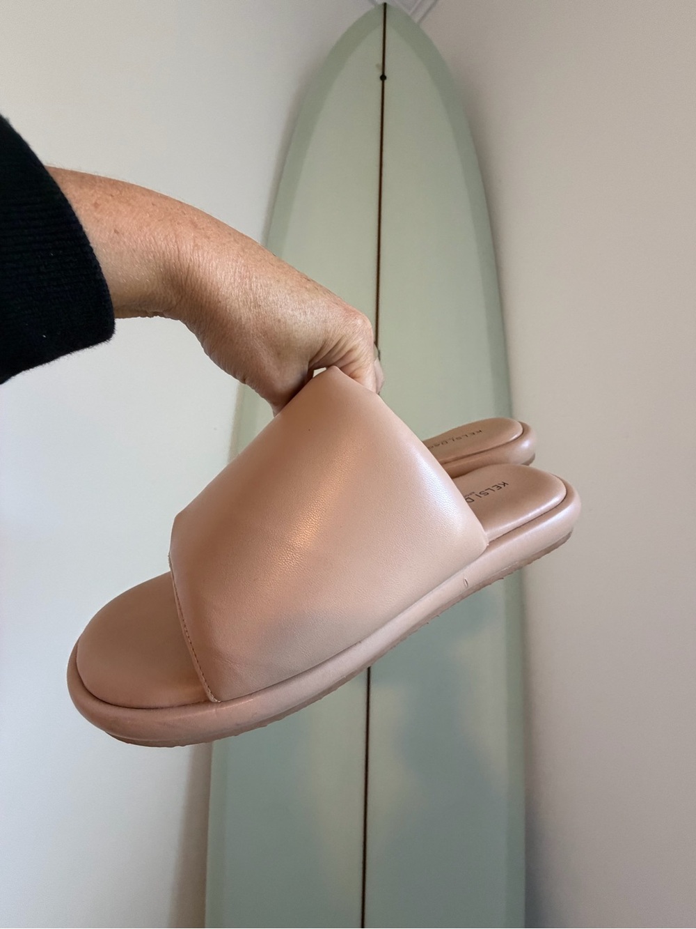 Kelsi Dagger Padded Puffer Slide Sandals
